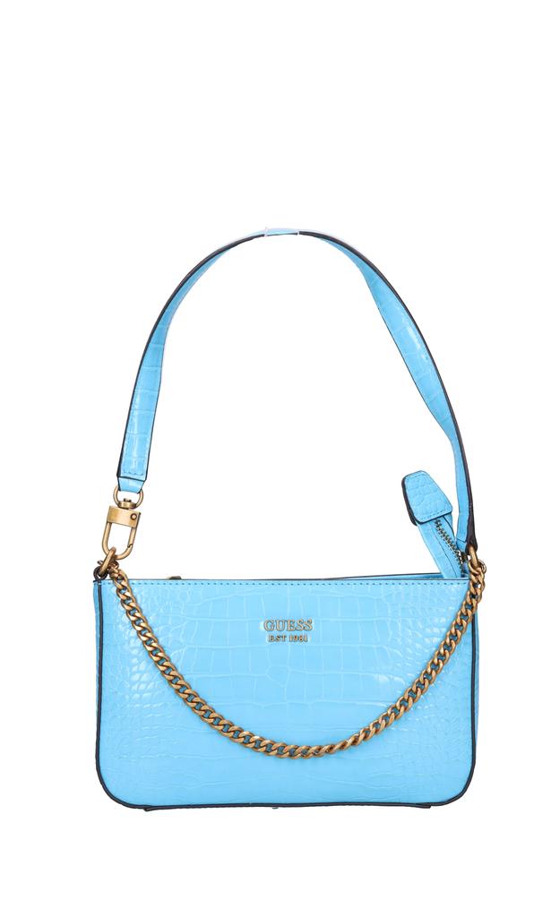 Blue guess purse deals