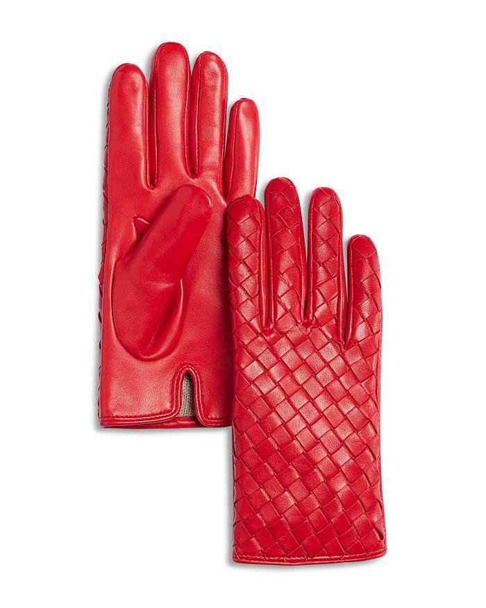 Bloomingdale's Fancy Nappa Leather Gloves - Exclusive