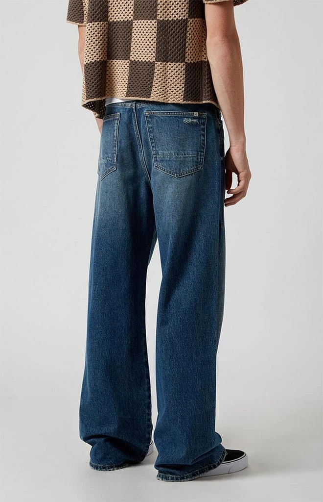 PacSun Blake Extreme Baggy Jeans Medium Blue Wash 4