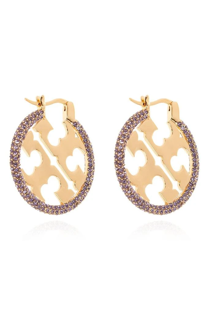 Tory Burch Tory Burch Miller Logo Plaque Earrings 2