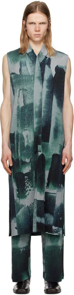 Homme Plissé Issey Miyake Gray Wind Walk Vest 1