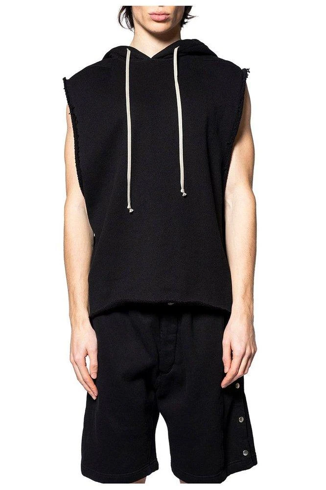 Rick Owens Rick Owens Drawstring Hooded Tank Top