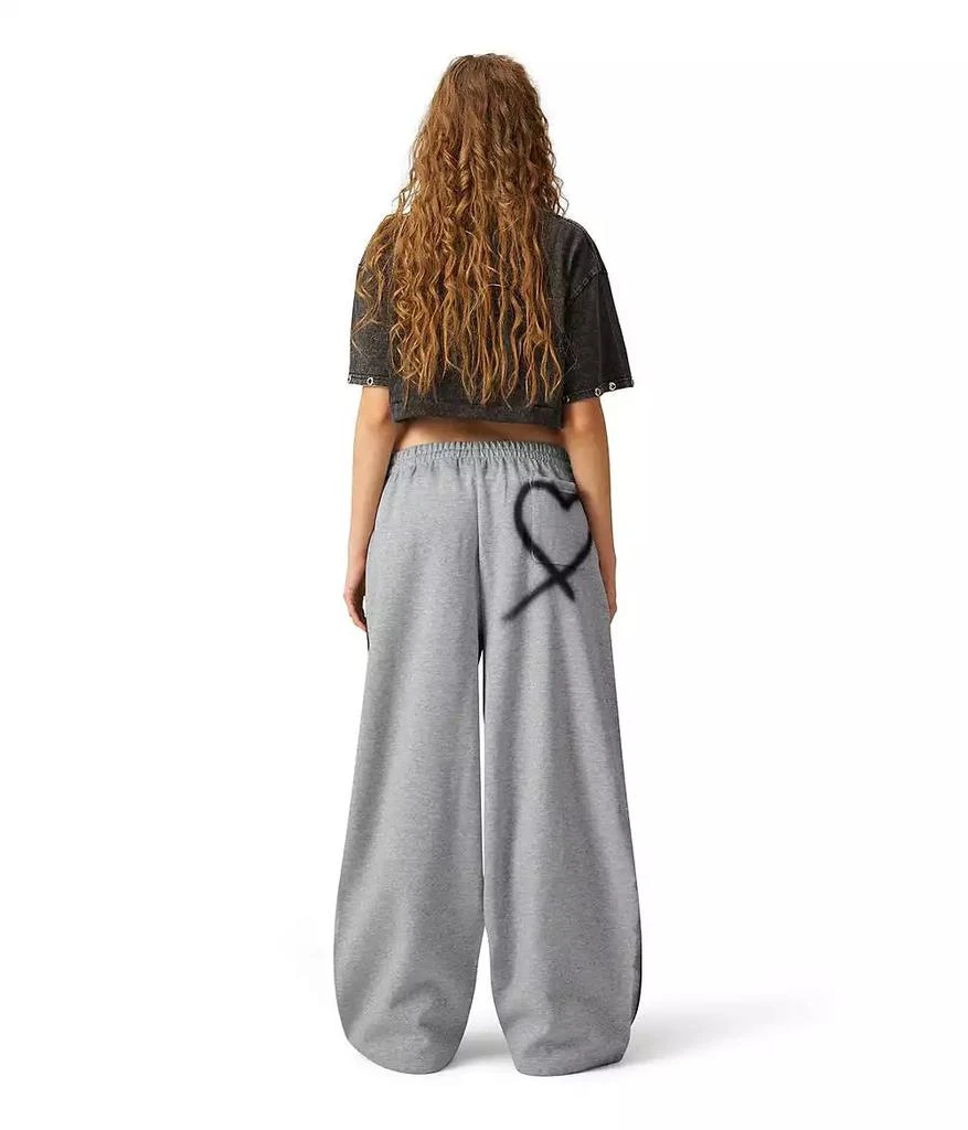 AELFRIC EDEN Women's Graffiti Heart Baggy Sweatpants 2