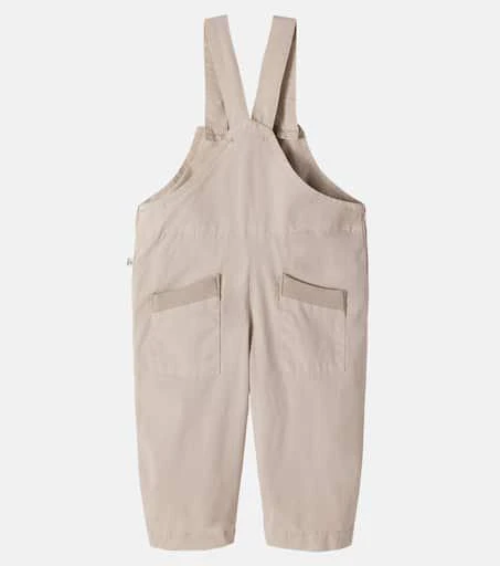 1 + in the Family Baby Pals poplin overalls 2