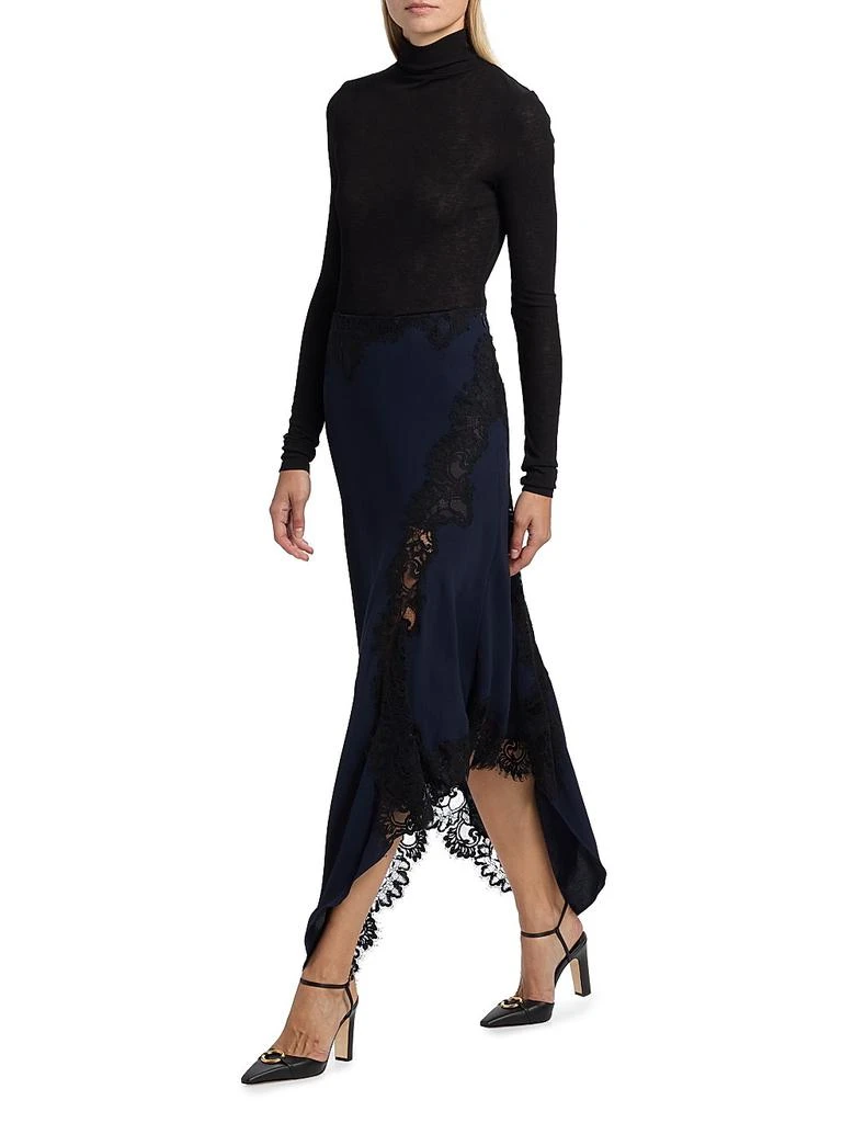 veronica beard asymmetrical dress Malakhai Lace Asymmetrical Mini Dress Chocolate