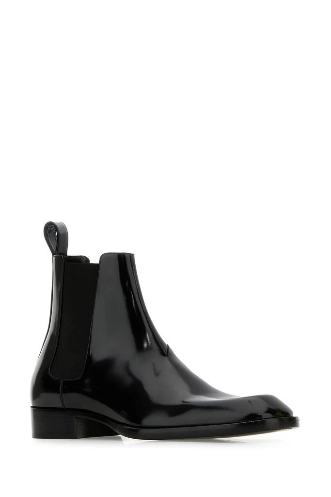 Yves Saint Laurent Black leather Vadim ankle boots - Boots  display picture 2