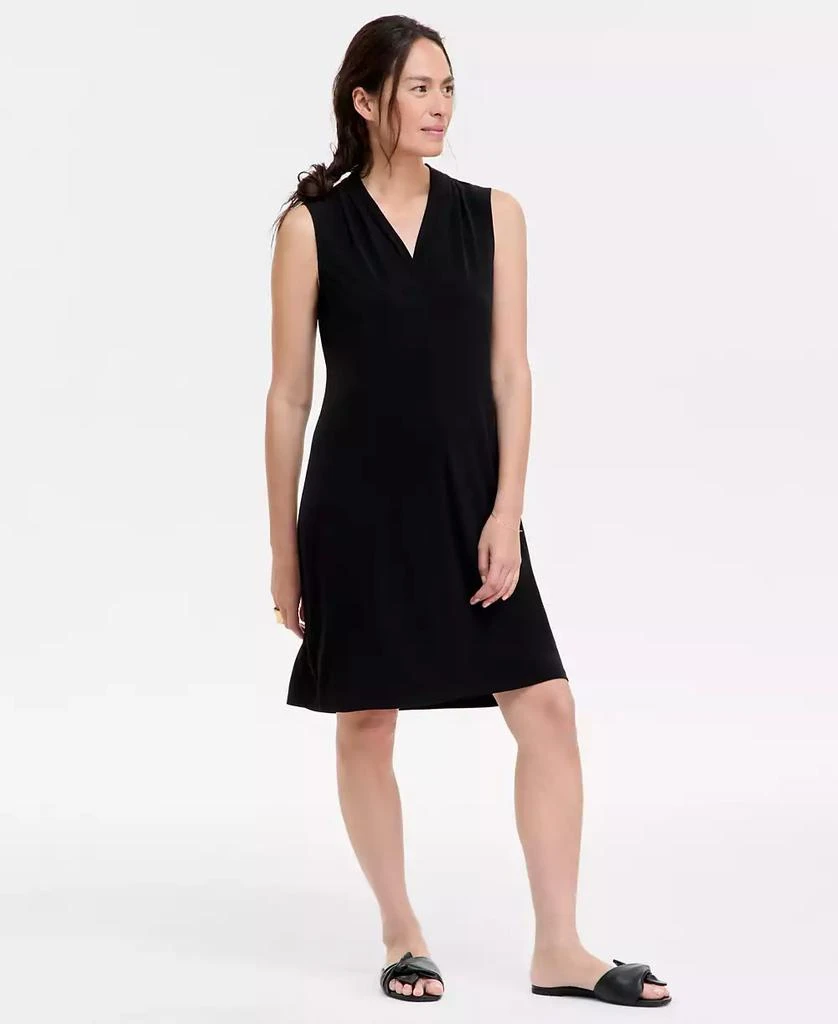 JM Collection Women's V-Neck A-Line Dress, Exclusively at Macy's 1