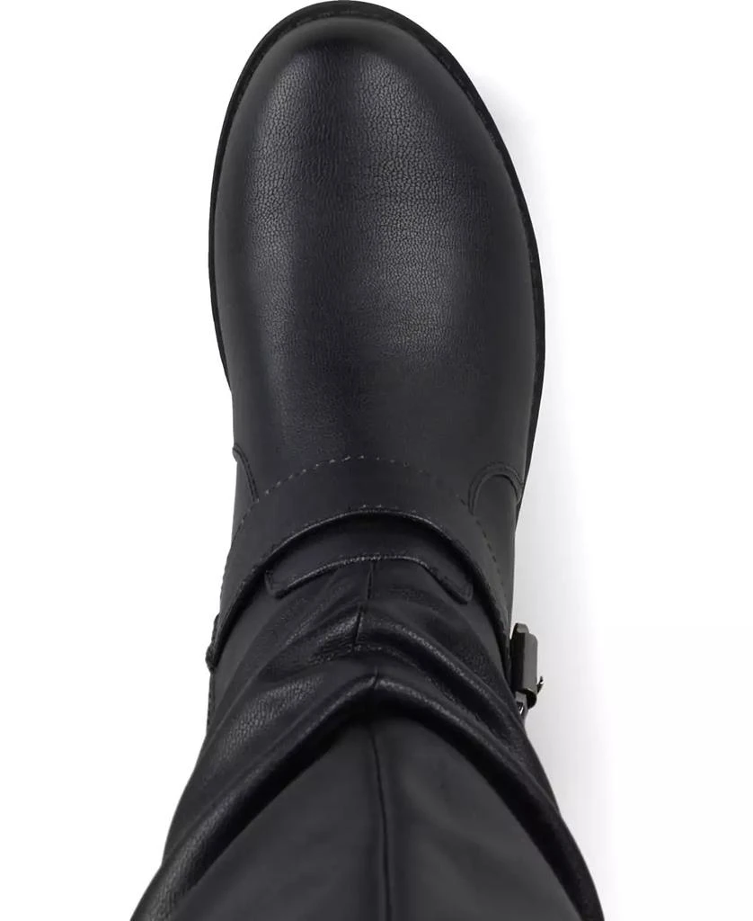 Journee Collection Women's Stormy Extra Wide Calf Knee High Riding Boots 4