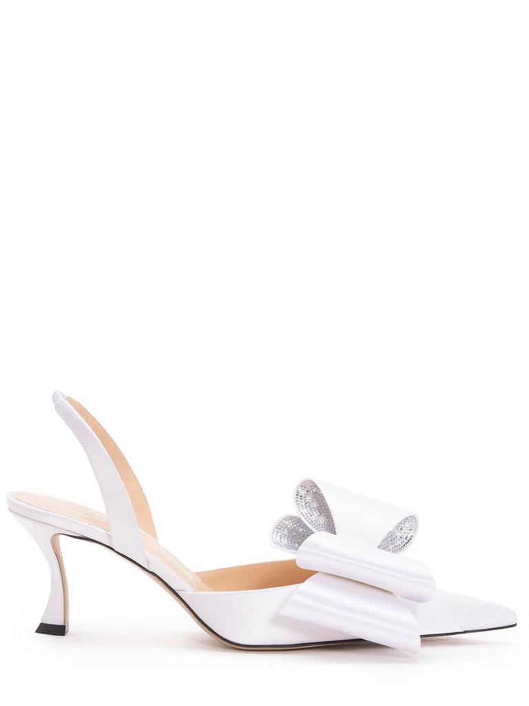 MACH & MACH 65mm Le Cadeau Satin Slingback Pumps