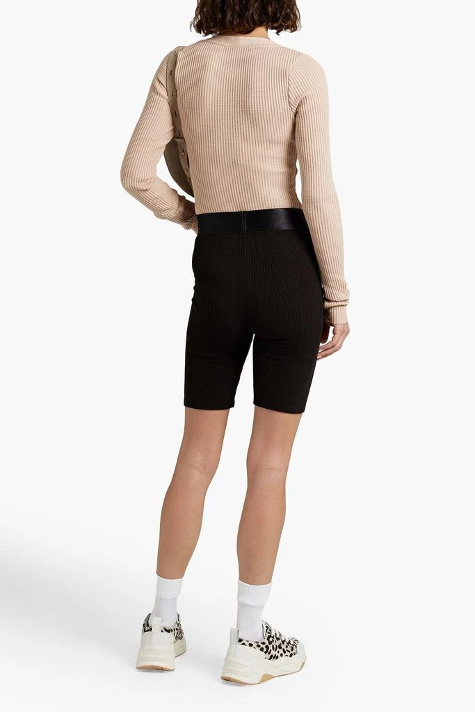 The Range Waffle-knit cotton-blend bodysuit 3