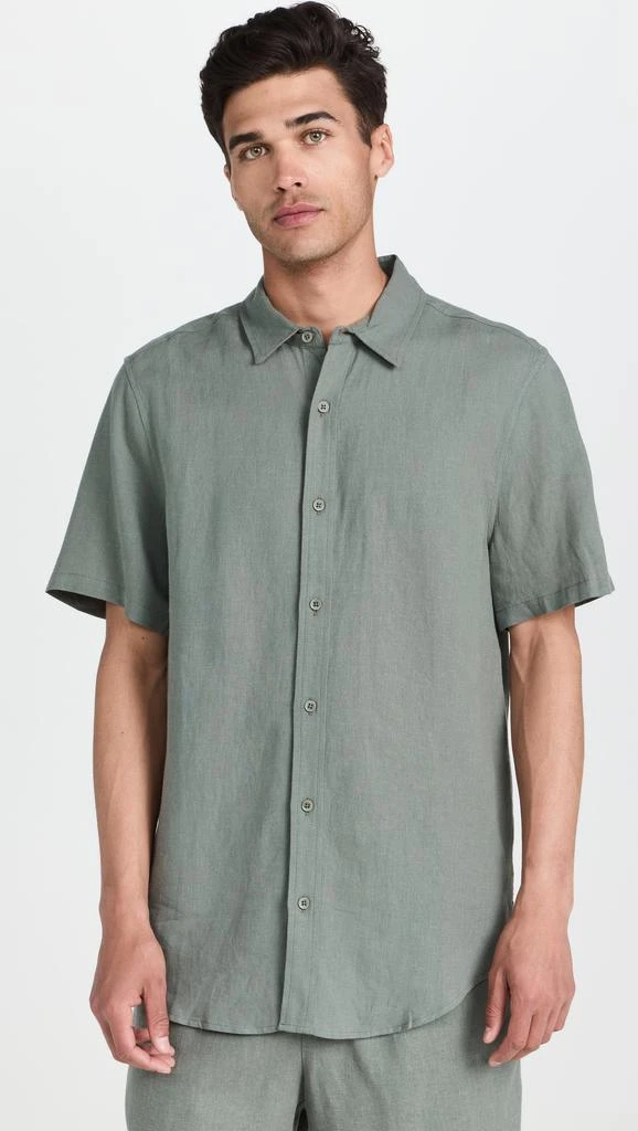 Onia Standard Short Sleeve Linen Shirt 6