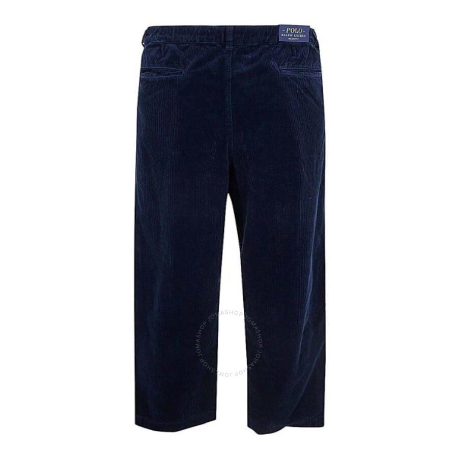 Ralph Lauren Straight-Leg Drawstring Cotton Trousers