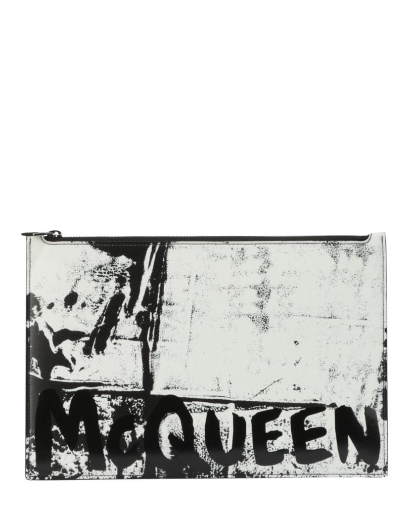 Alexander McQueen Graffiti Logo Pouch