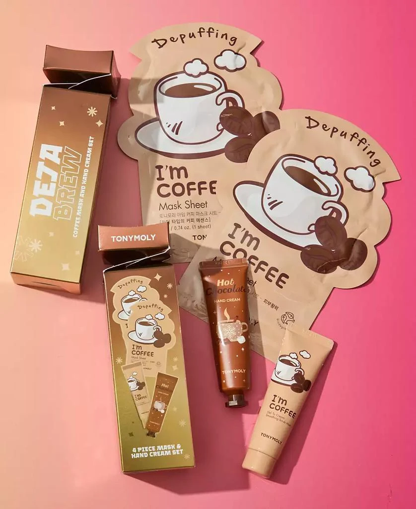 TONYMOLY 4-Pc. Deja Brew Coffee Mask & Hand Cream Set 4