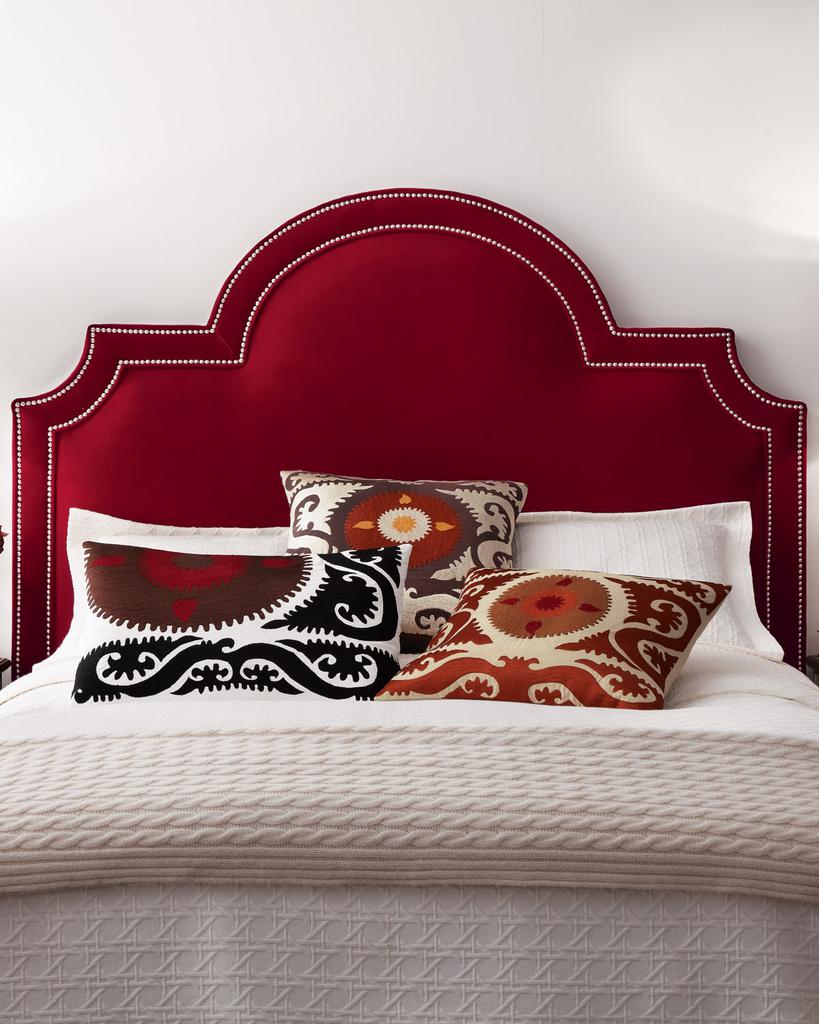 Massoud Sonia Queen Velvet Headboard