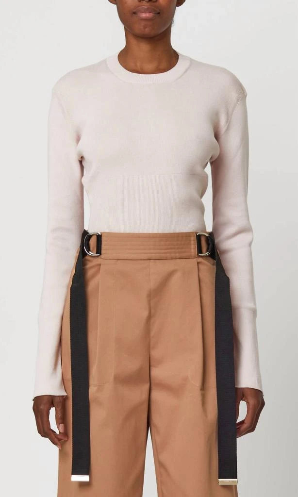 Plan C Plan C - LONG SLEEVE KNIT WITH BACK BUTTONS 1