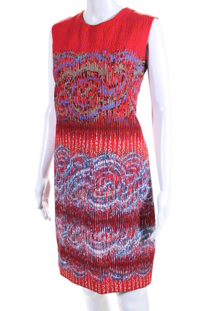 PETER PILOTTO PETER PILOTTO Womens Abstract Print Sleeveless Dress Multi Colored