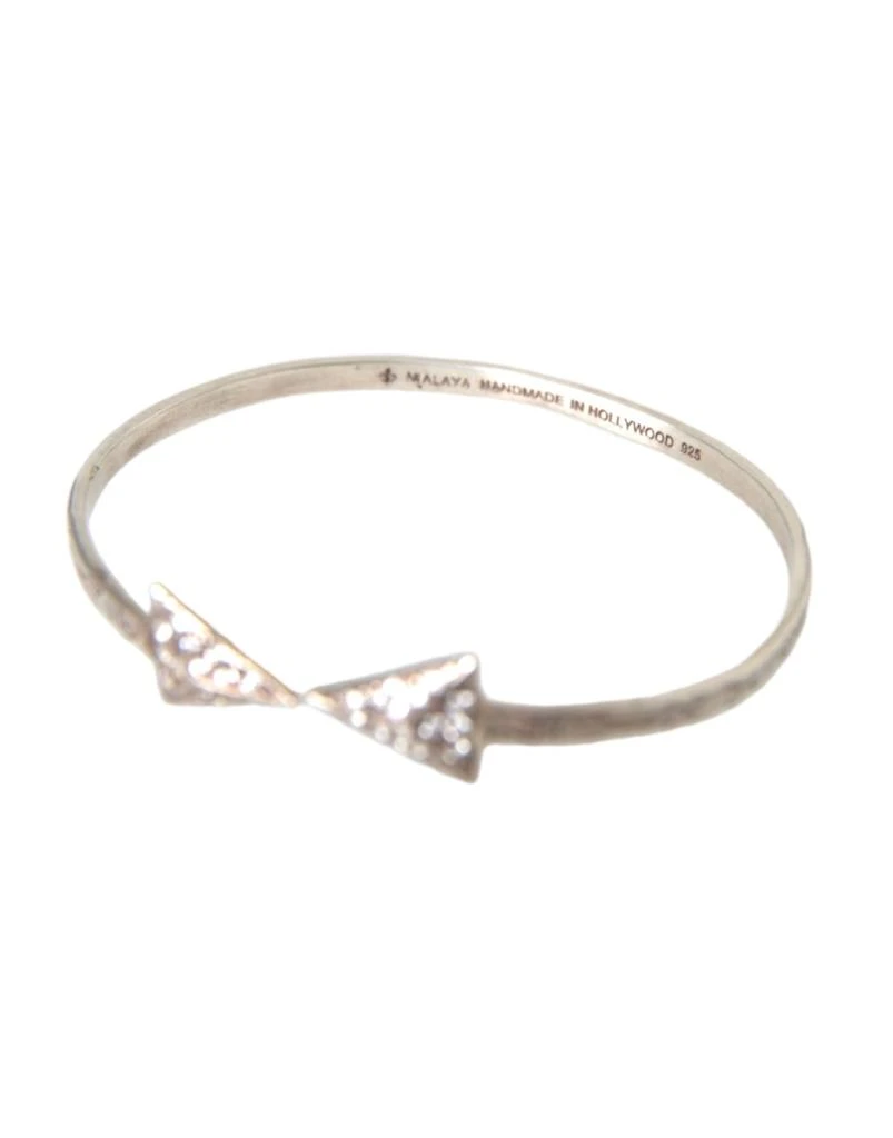 Nialaya Arrow Crystal 925 Bangle Bracelet Women
s Women 5