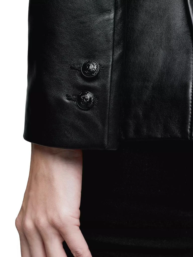 L'Agence Chamberlain Leather Blazer 6