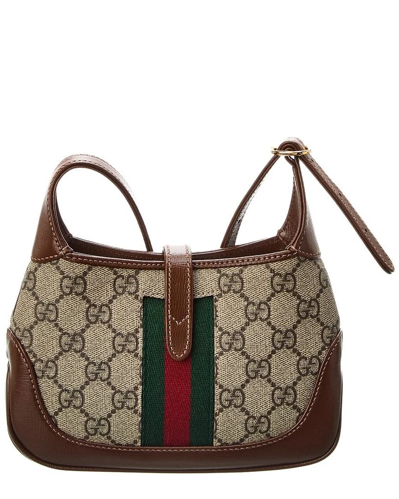 Gucci Gucci Jackie 1961 Mini GG Supreme Canvas & Leather Shoulder Bag 2