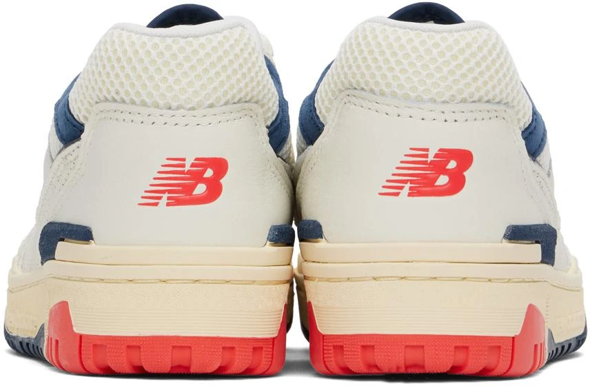 New Balance Off-White & Red 550 Sneakers 2
