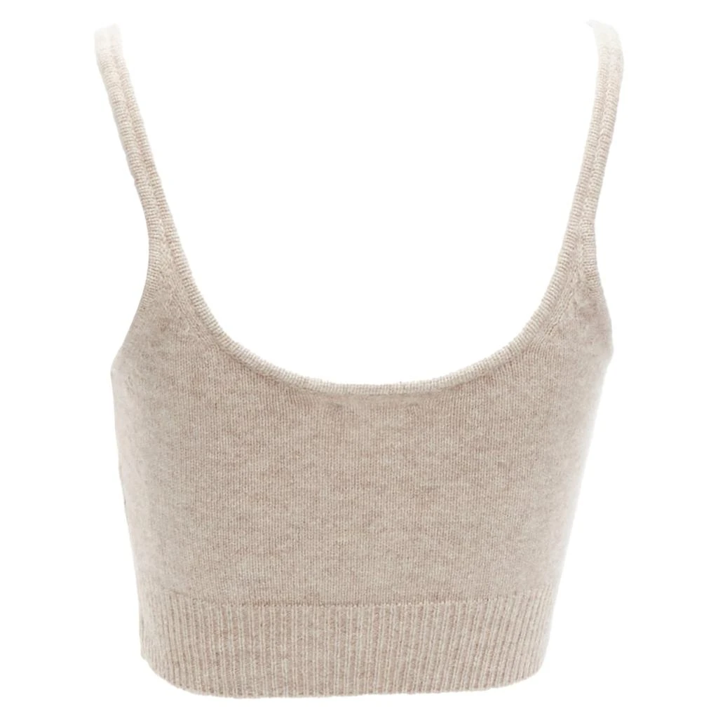 Reformation Varenne recycled cashmere scoop neck cropped tank top 5
