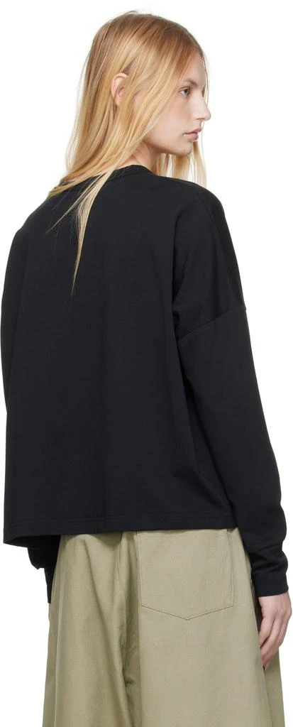 Studio Nicholson Black Loop Long Sleeve T-shirt 3