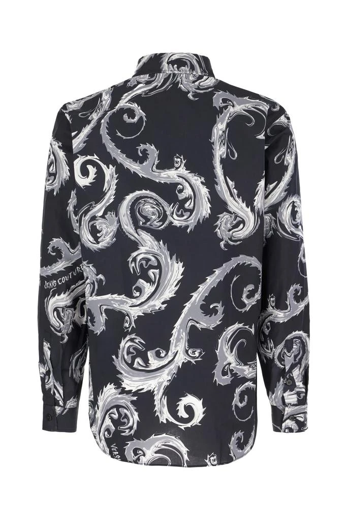 Versace Chrome Couture-printed Poplin Shirt 2
