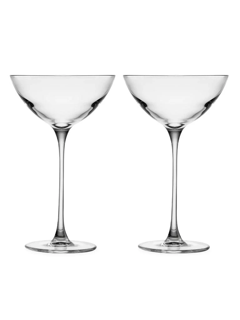 Nude Glass Savage 2-Piece Coupetini Glass Set 1