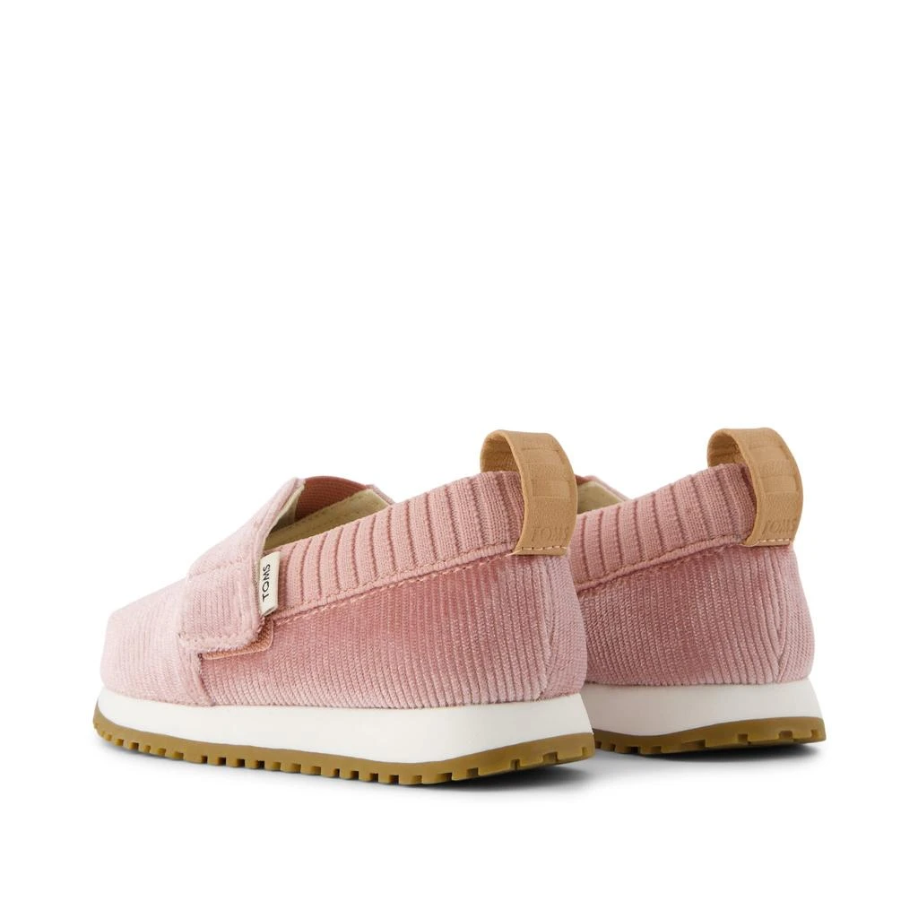 TOMS Shoes Resident Vintage Pink Corduroy Toddler Sneaker 3