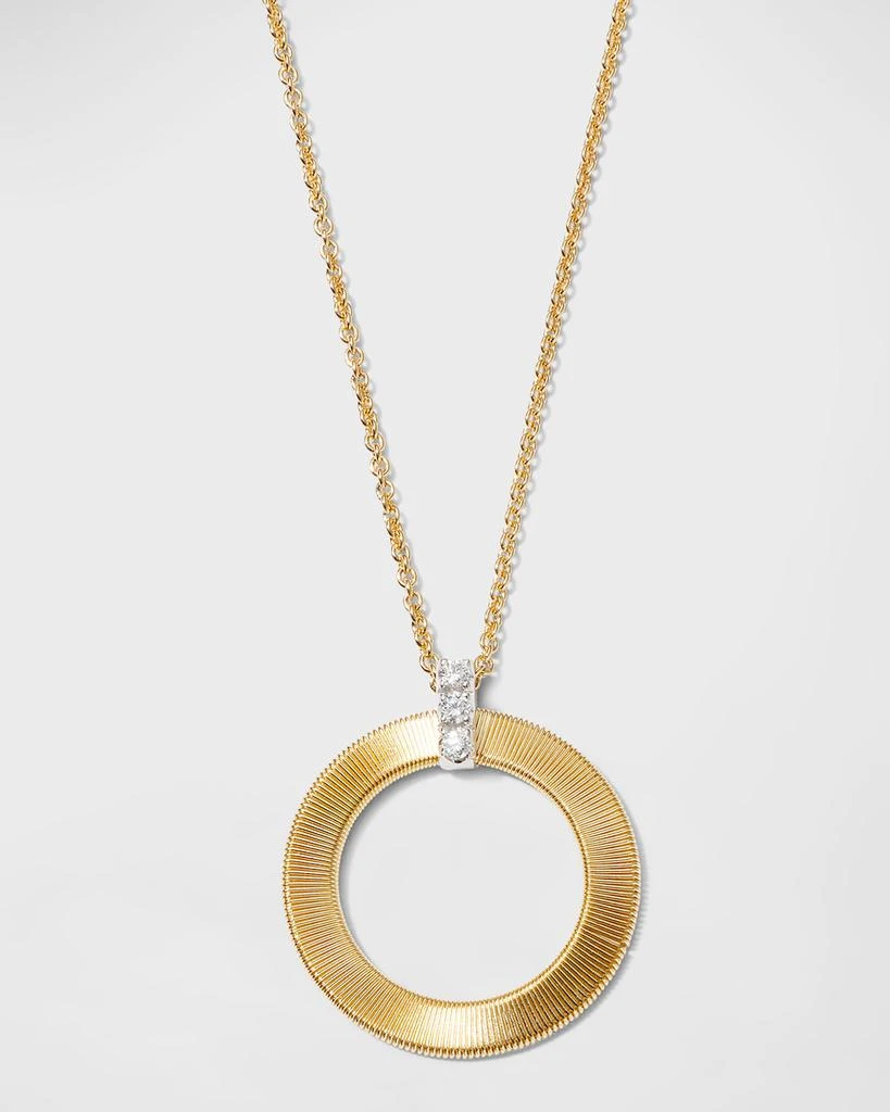 Marco Bicego Masai Circle Pendant with Diamonds from Neiman Marcus