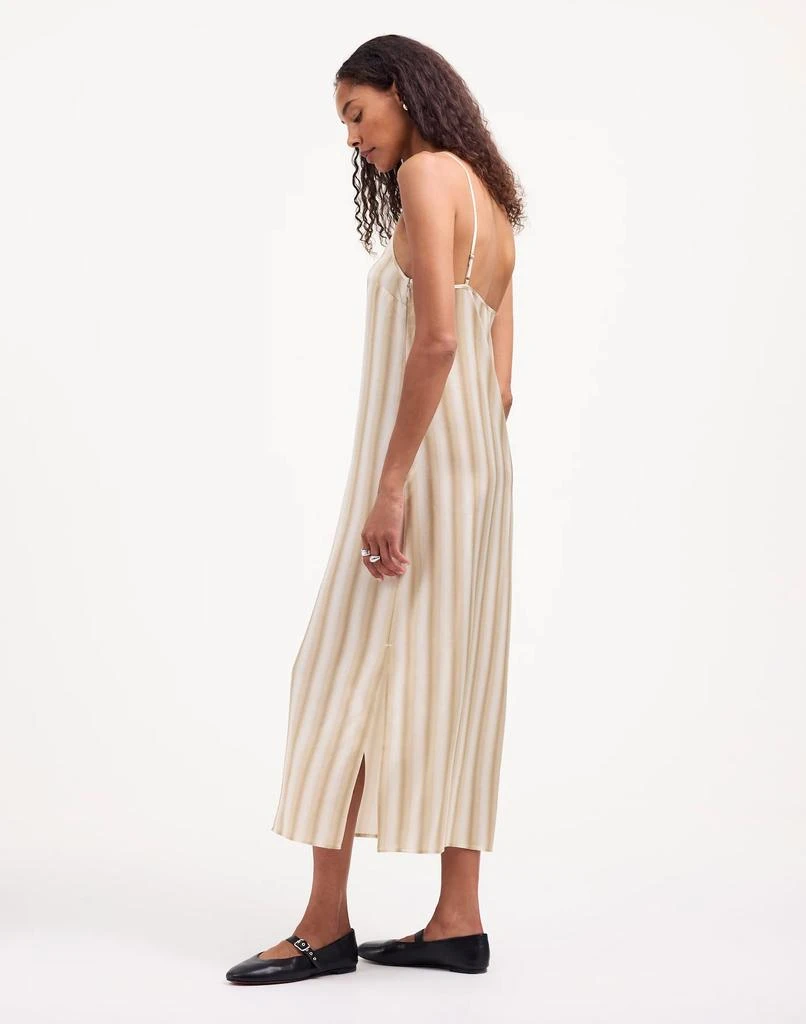 Madewell Midi Slip Dress in Stripe Silk 3