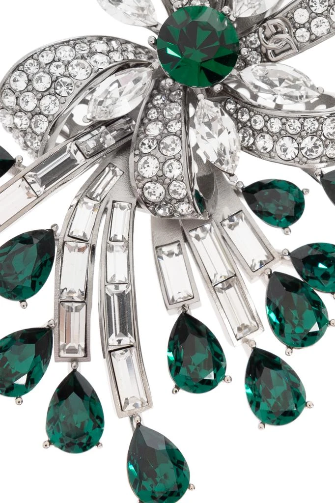 Dolce 
Gabbana Brooch with sparkling crystals 4