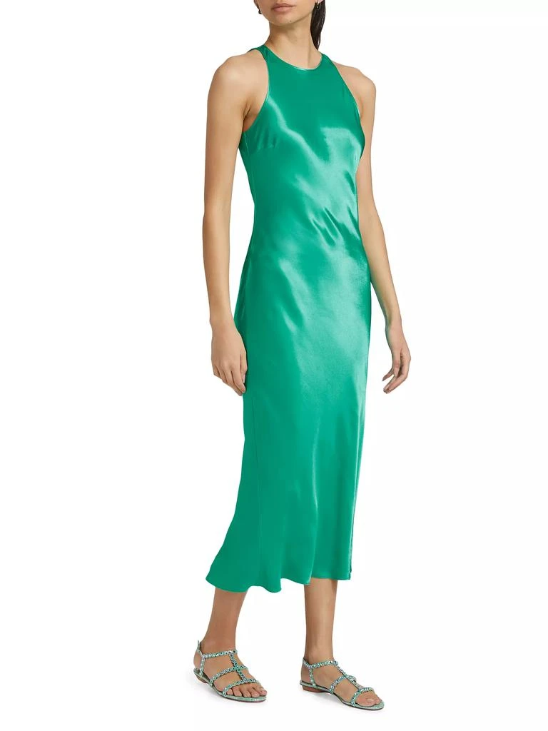 Rails Solene Satin Bias-Cut Midi-Dress 4