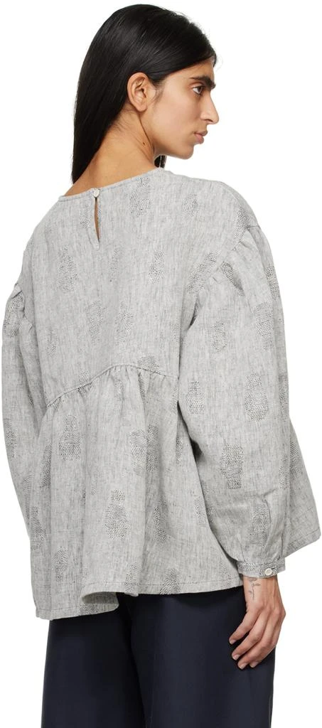 Henrik Vibskov Gray Bowl Blouse 3