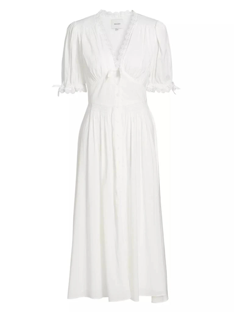 Reformation Ketra Cotton Voile Midi-Dress 1