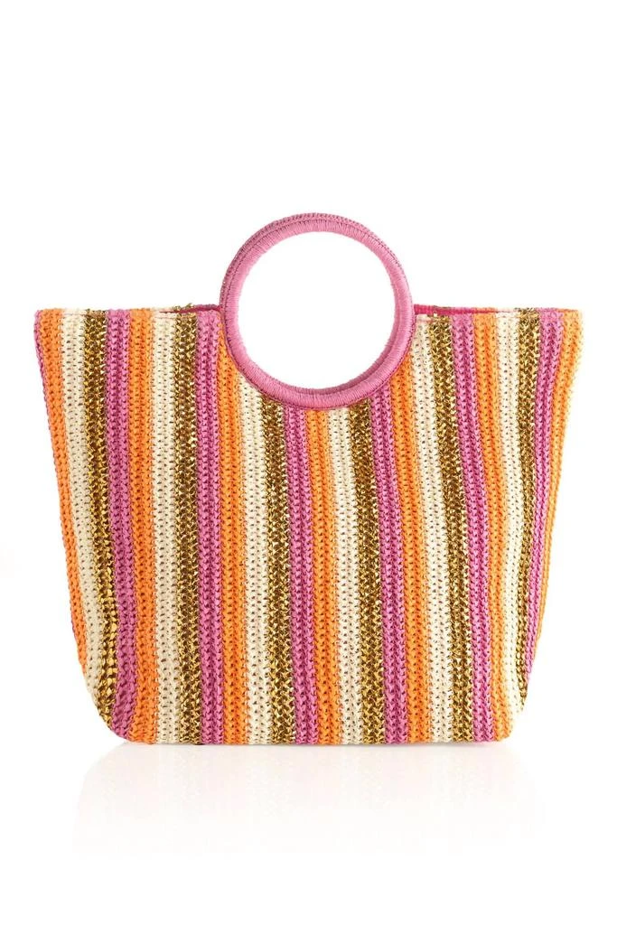 Shiraleah Women's Delilah Oversized Beach Bag In Pink 1