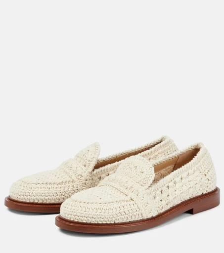 Chloé Kalya crochet loafers 5