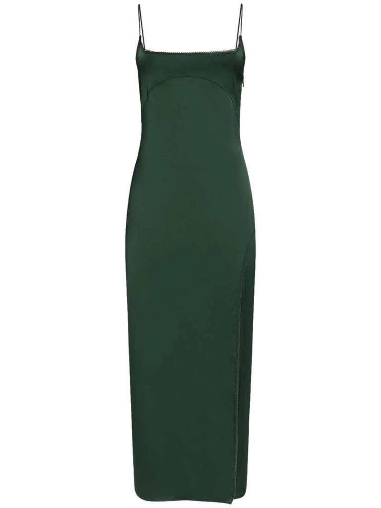 Jacquemus La Robe Notte Satin Midi Dress 1