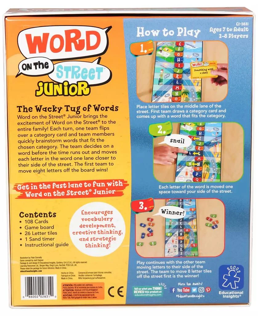 AreYouGame Educational Insights Word on the Street Junior 6