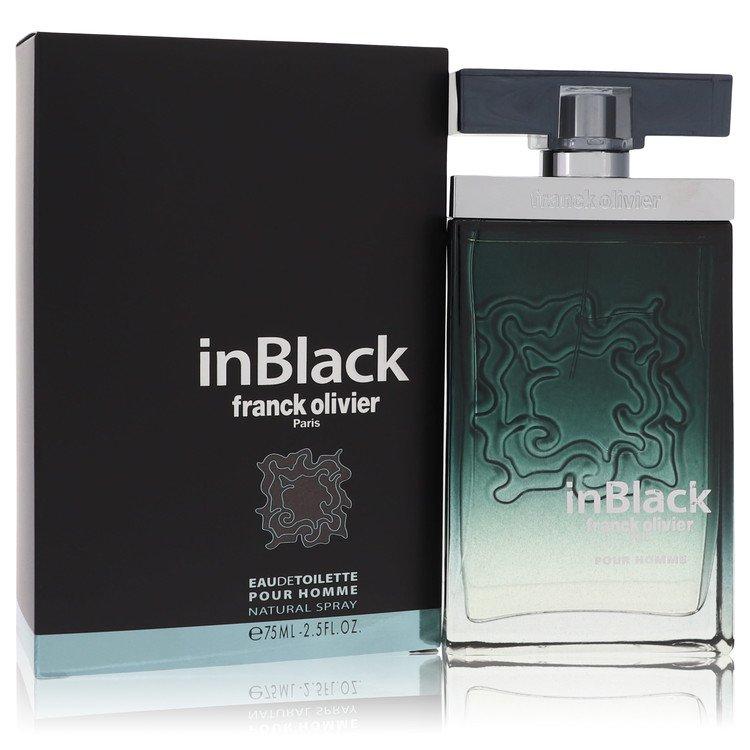 franck olivier 2pcs Combo  In Black by  Eau De Toilette Spray 2.5 oz Men