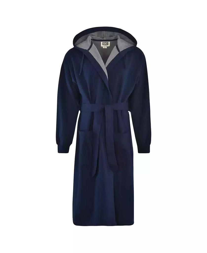 Hanes Hanes 1901 Men's Athletic Hooded Fleece Robe 1