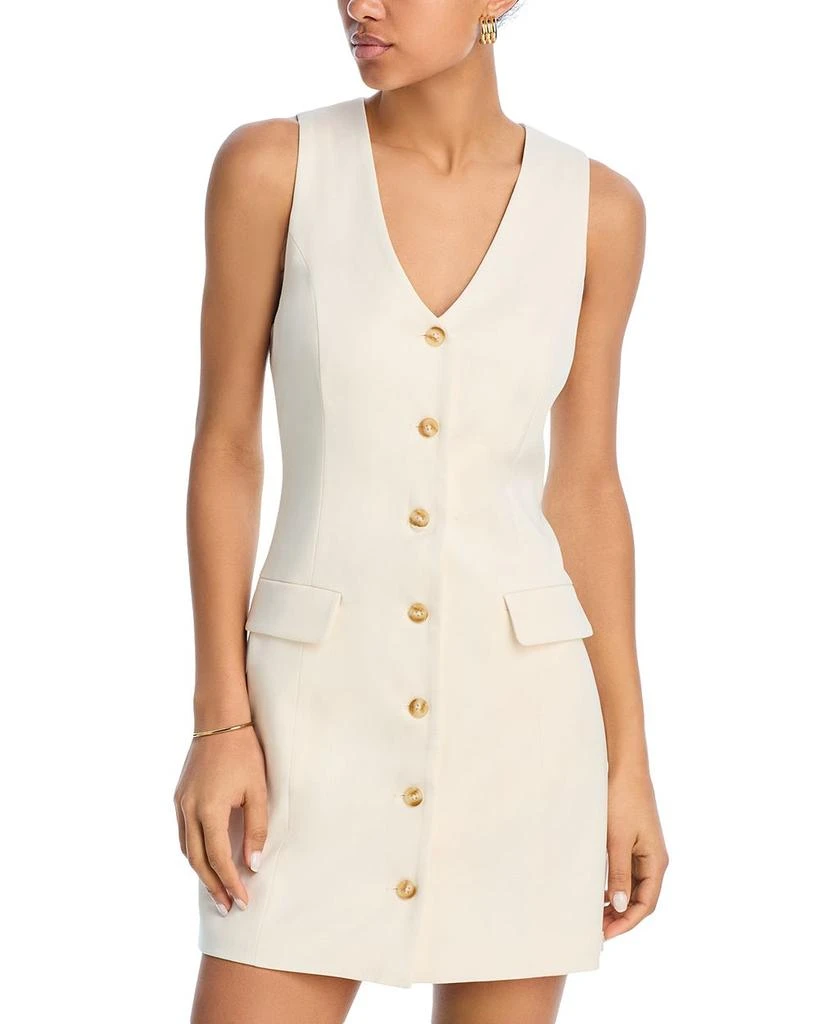 Paige Wells V Neck Mini Dress 1