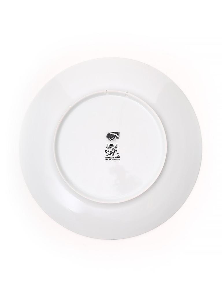 FORNASETTI Fornasetti Graphic Printed Round Wall Plate