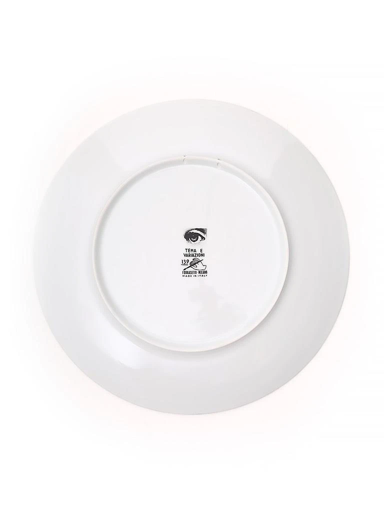 FORNASETTI Fornasetti Graphic Printed Round Wall Plate 2