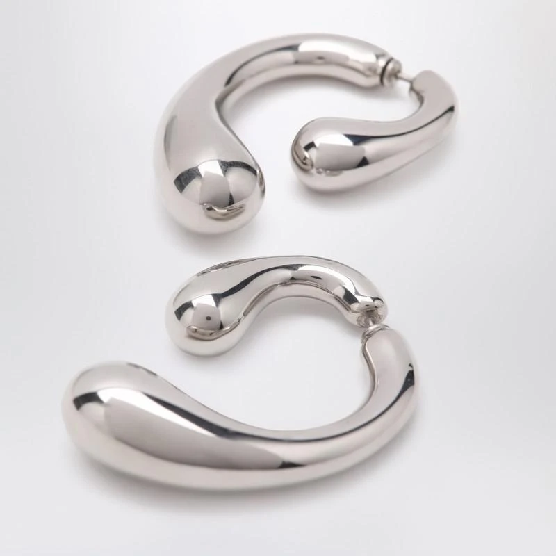 Panconesi P silver earrings 3