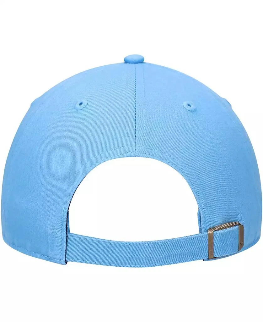 47 Brand Men's Light Blue Philadelphia Phillies Logo Cooperstown Collection Clean Up Adjustable Hat 4