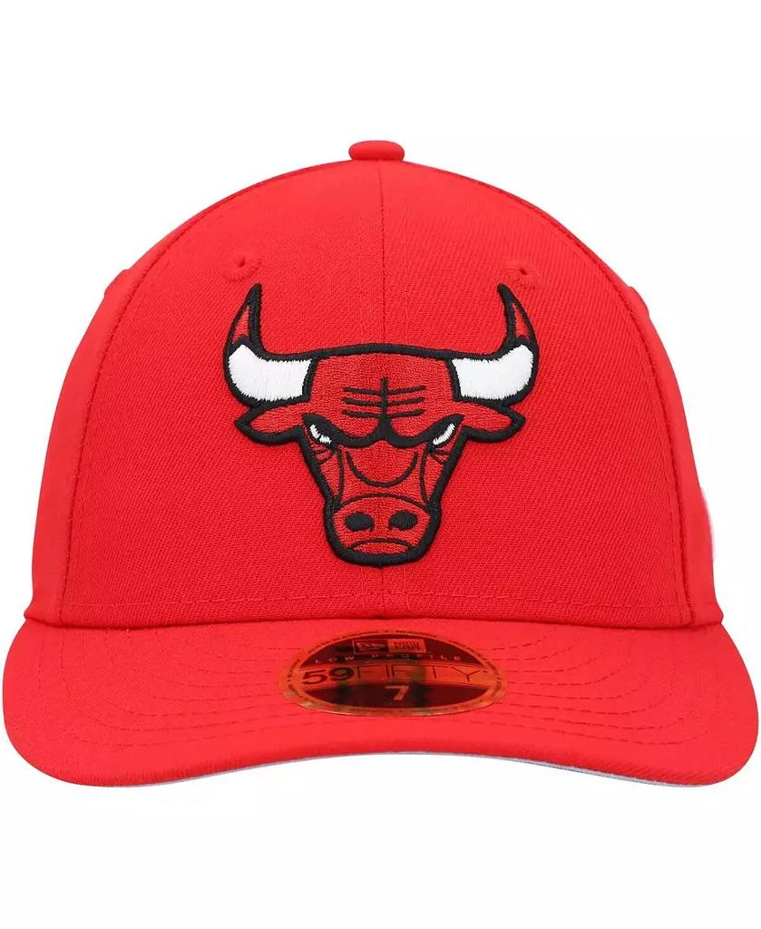 New Era Men's Red Chicago Bulls Team Low Profile 59FIFTY Fitted Hat 2