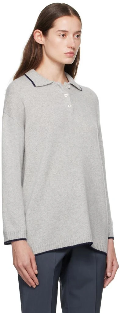 HommeGirls Gray Three Button Polo 2