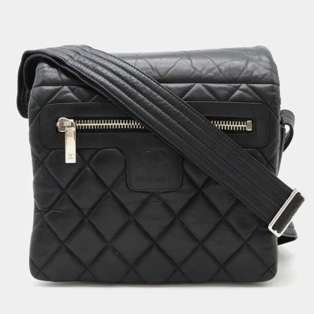 Chanel Chanel Black Leather Small Shoulder Bag 8